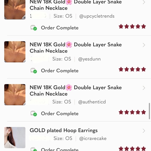 NEW 18K Gold Plated Flat Herringbone Snake Chain Double Layer Necklace - Picture 4 of 4